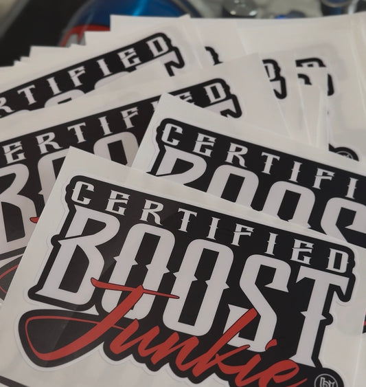 Certified Boost Junkie 9” Decal | 200 Entries