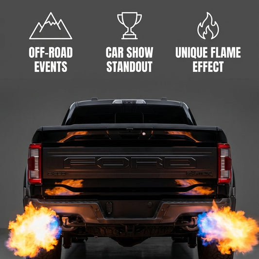 Boosted Flame Kits™ Twin Flame Kit (Universal) - Show-Only Exhaust Flames