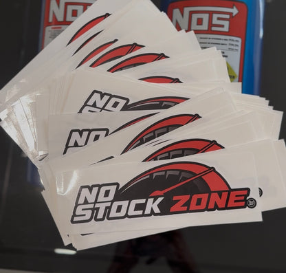 No Stock Zone 9” Car Decal | 200 Entries