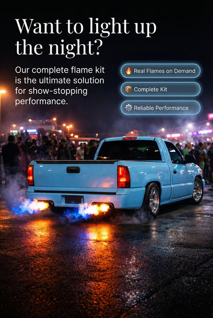 Boosted Flame Kits™ Twin Flame Kit (Universal) - Show-Only Exhaust Flames